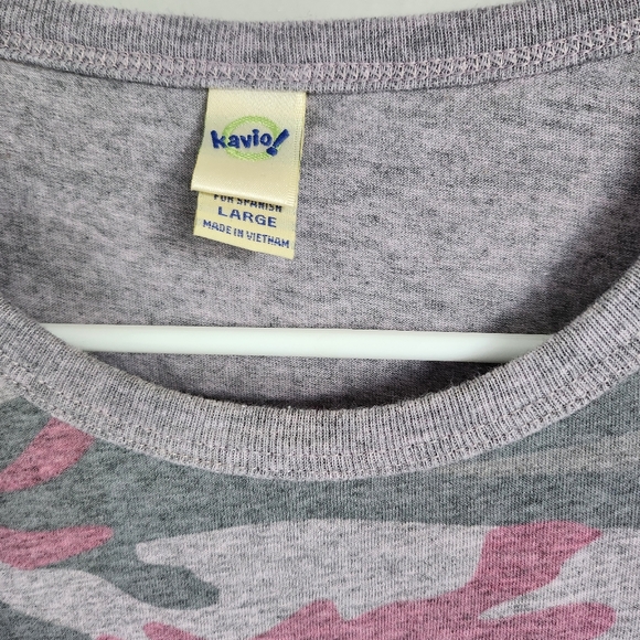 Pink camo tee shirt Size large - Picture 2 of 5